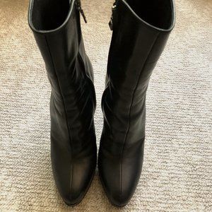 Prada Black Leather Boots
